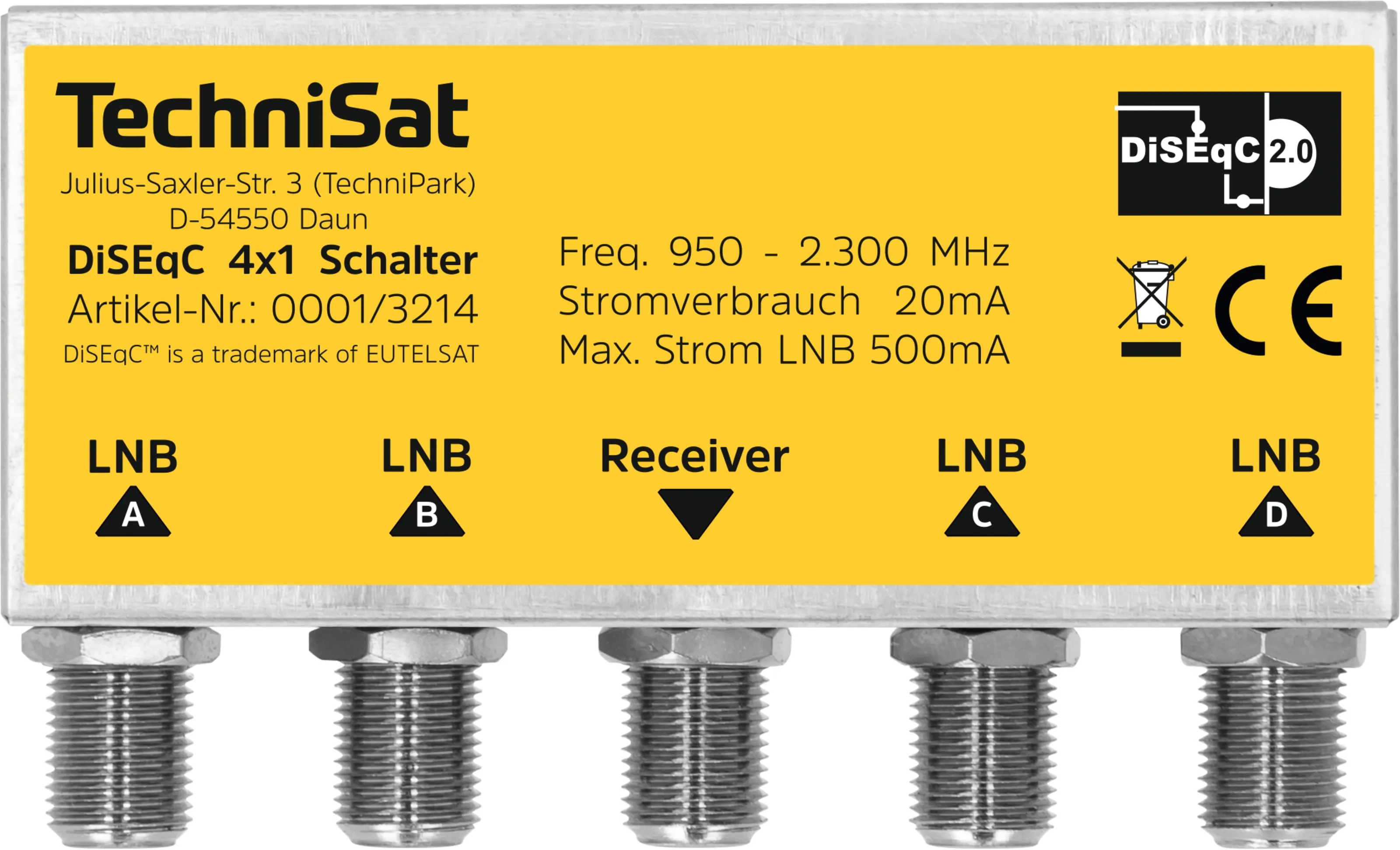 DiSEqC 4x1 Schalter