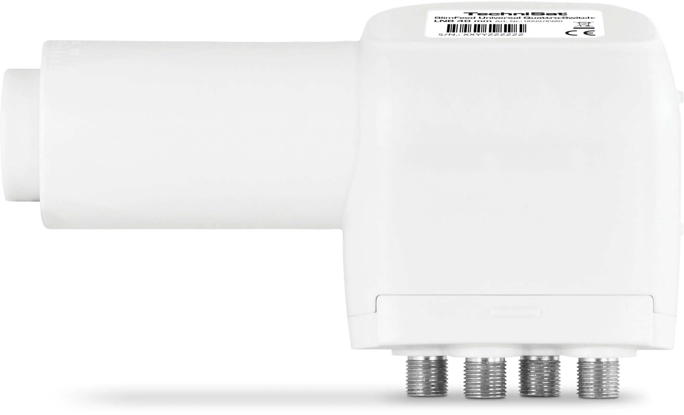 SlimFeed Universal-Quattro-Switch-LNB (40 mm für Multifeed-Schiene VARIO)