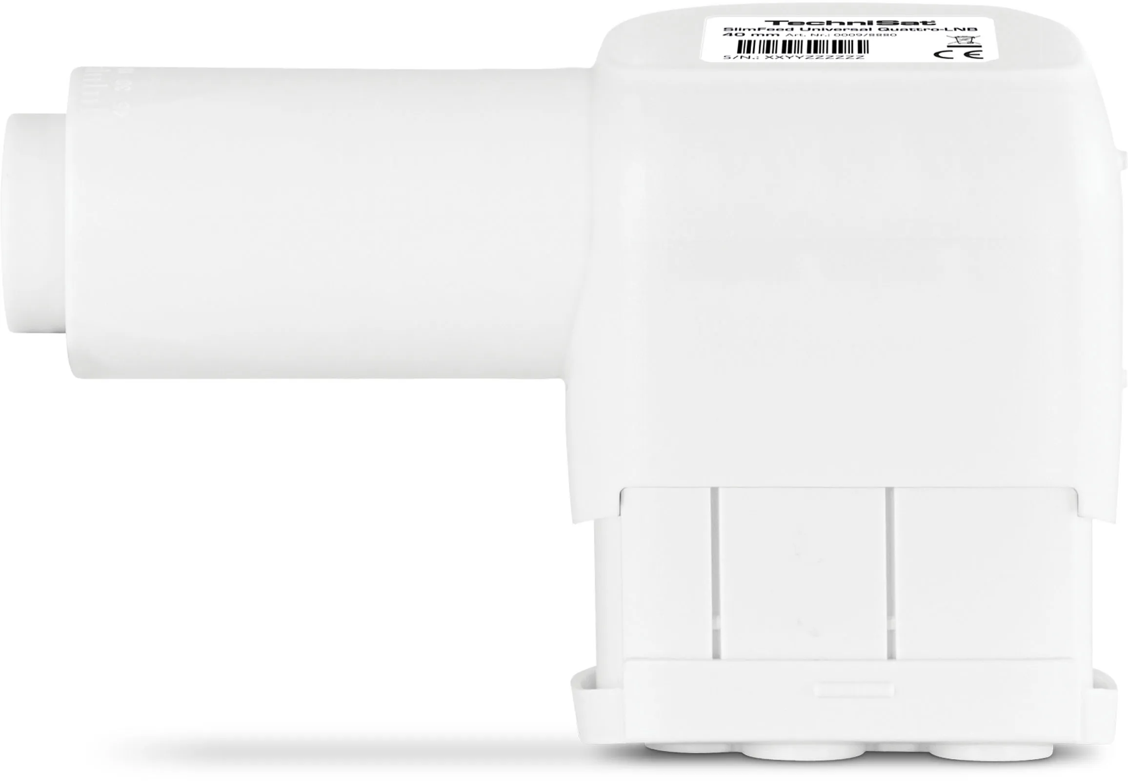 SlimFeed Universal-Quattro-LNB (40 mm für Multifeed-Schiene VARIO)