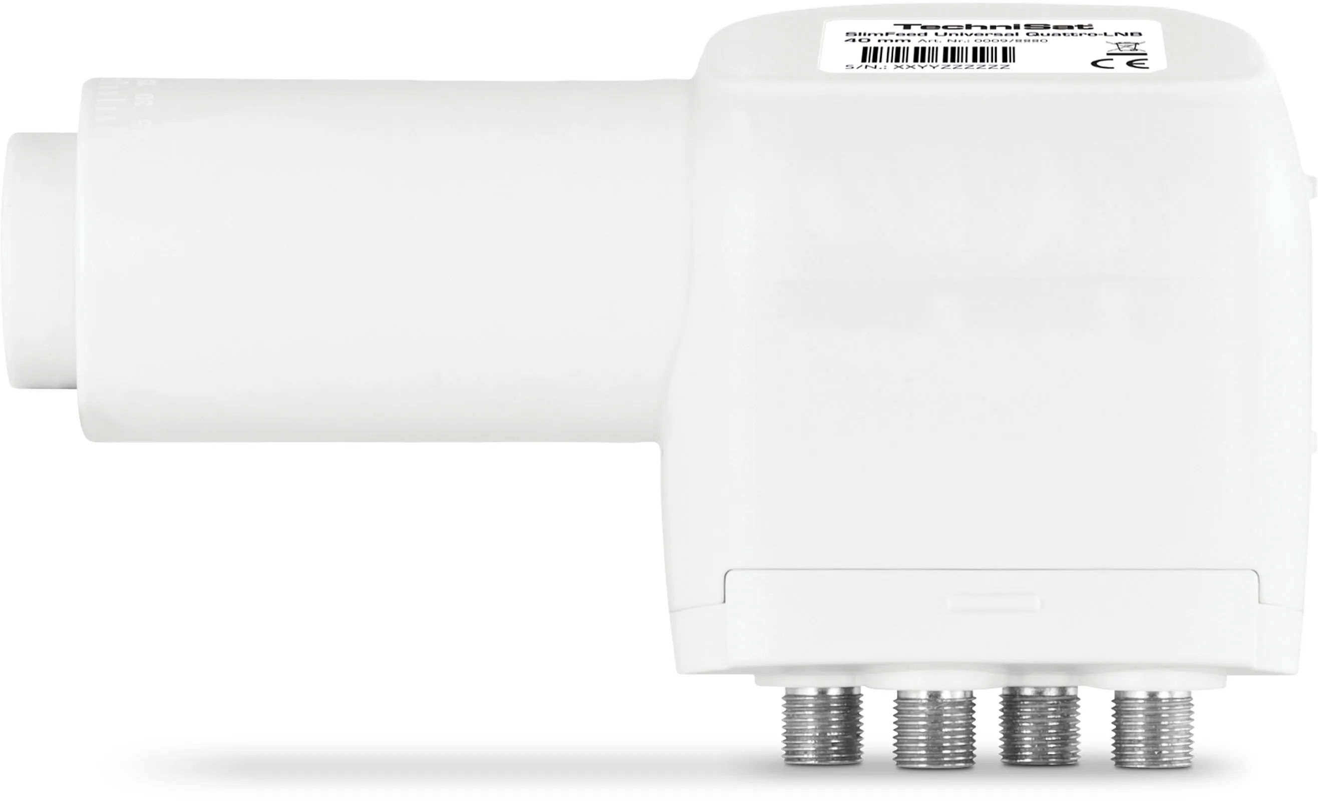 SlimFeed Universal-Quattro-LNB (40 mm für Multifeed-Schiene VARIO)