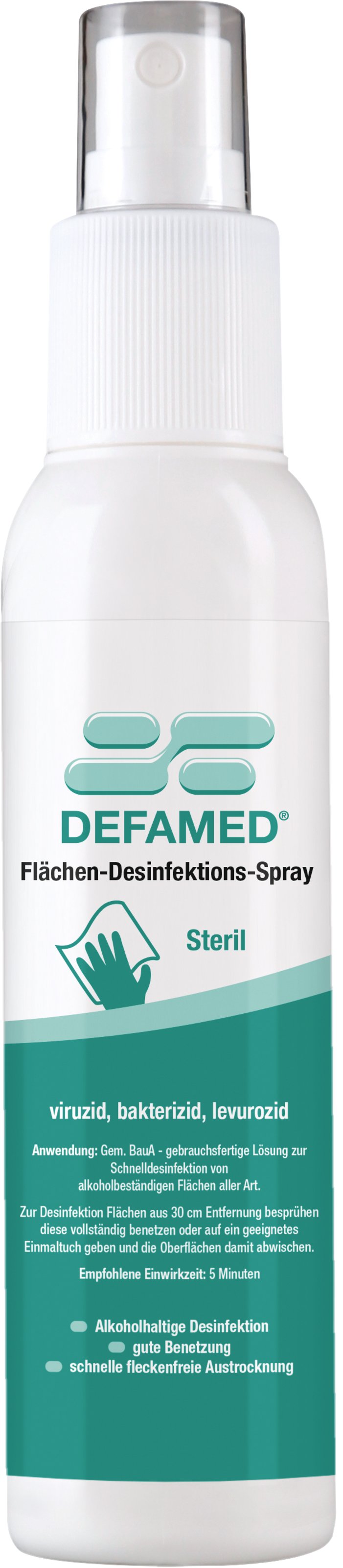 Steril Flächen-Desinfektionsmittel Spray, 100ml
