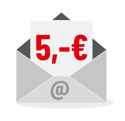 Briefumschlag mit 5 Euro